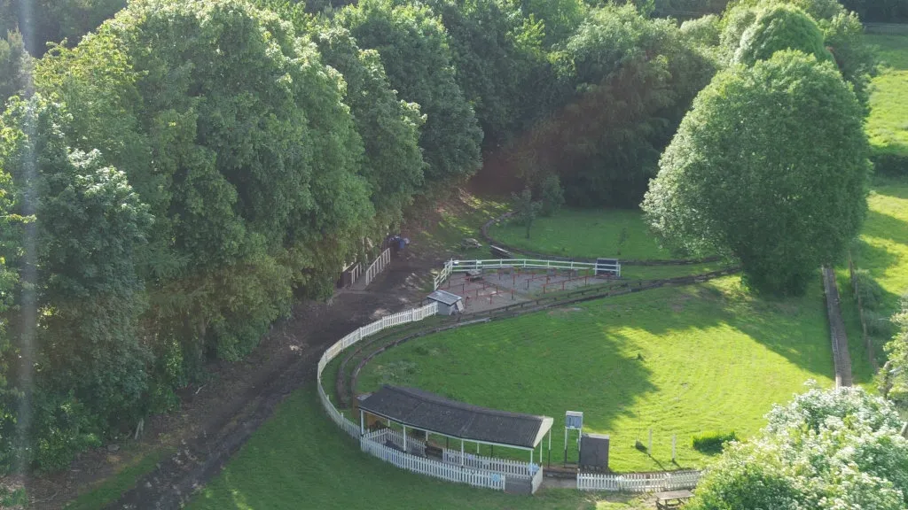 There's a mini railway on site!